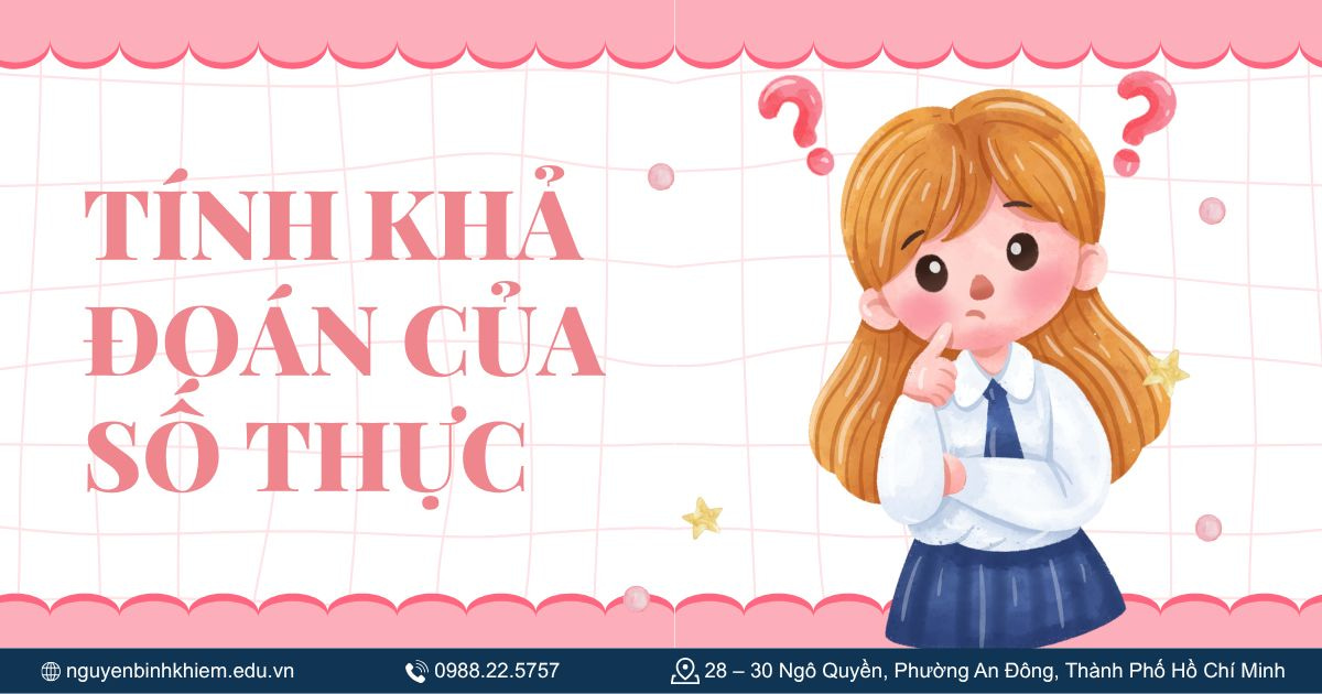 Tính khả đoán của số thực