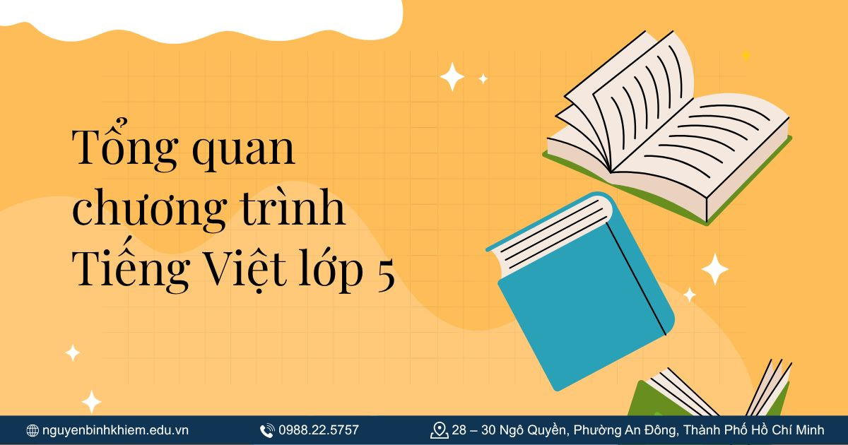 Tổng quan chương trình Tiếng Việt lớp 5