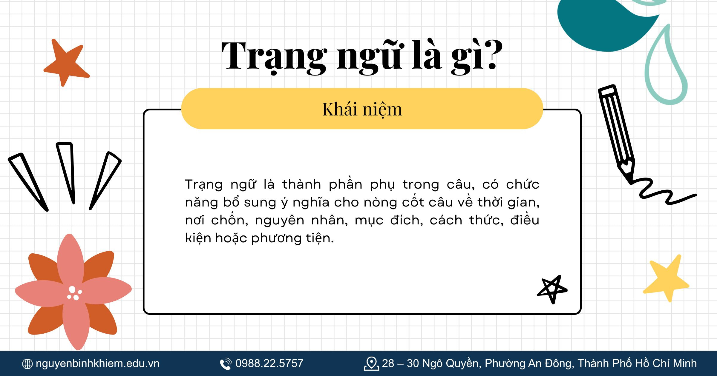 Trạng ngữ là gì?