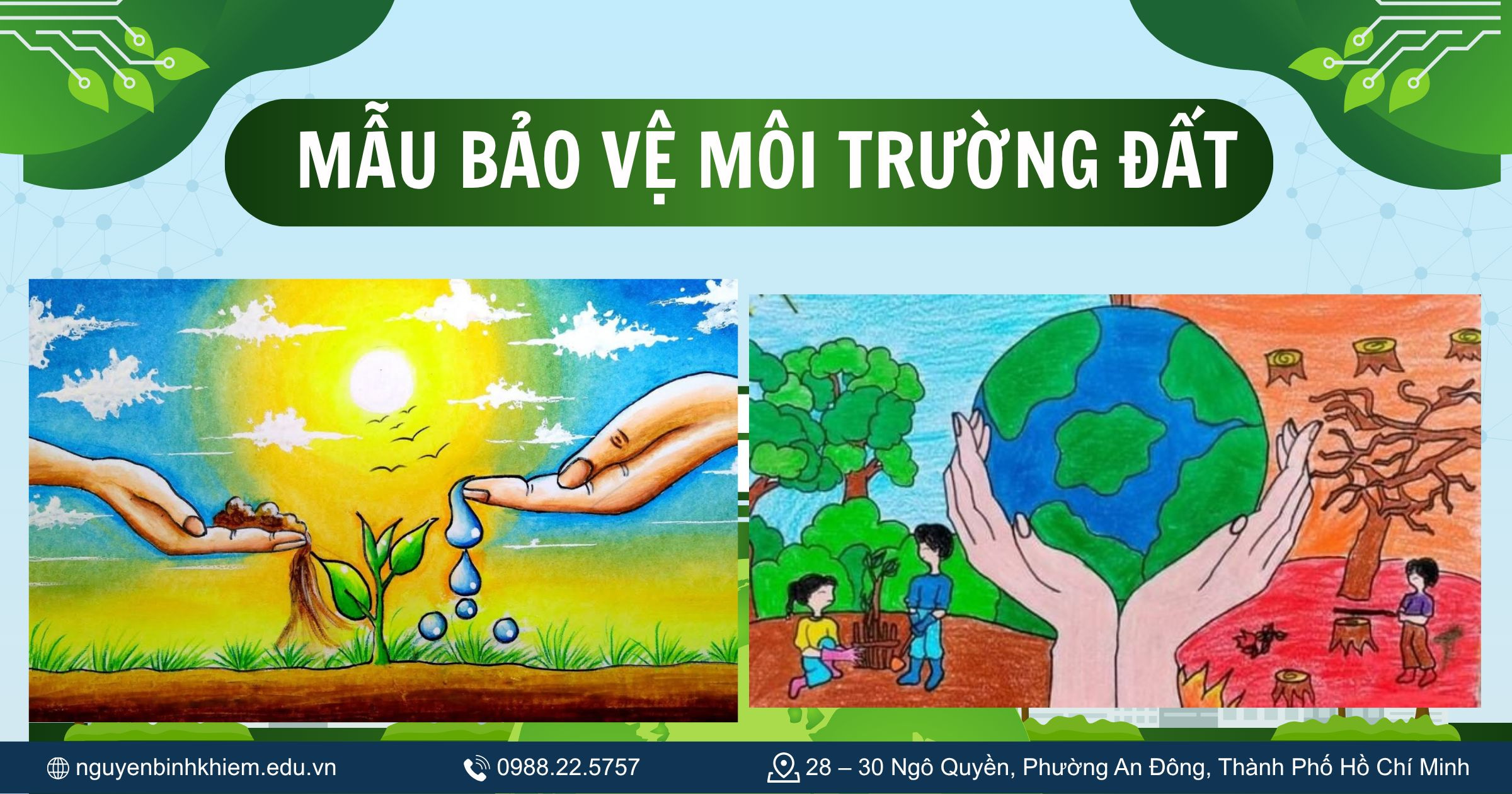 Tranh vẽ bảo vệ môi trường đất