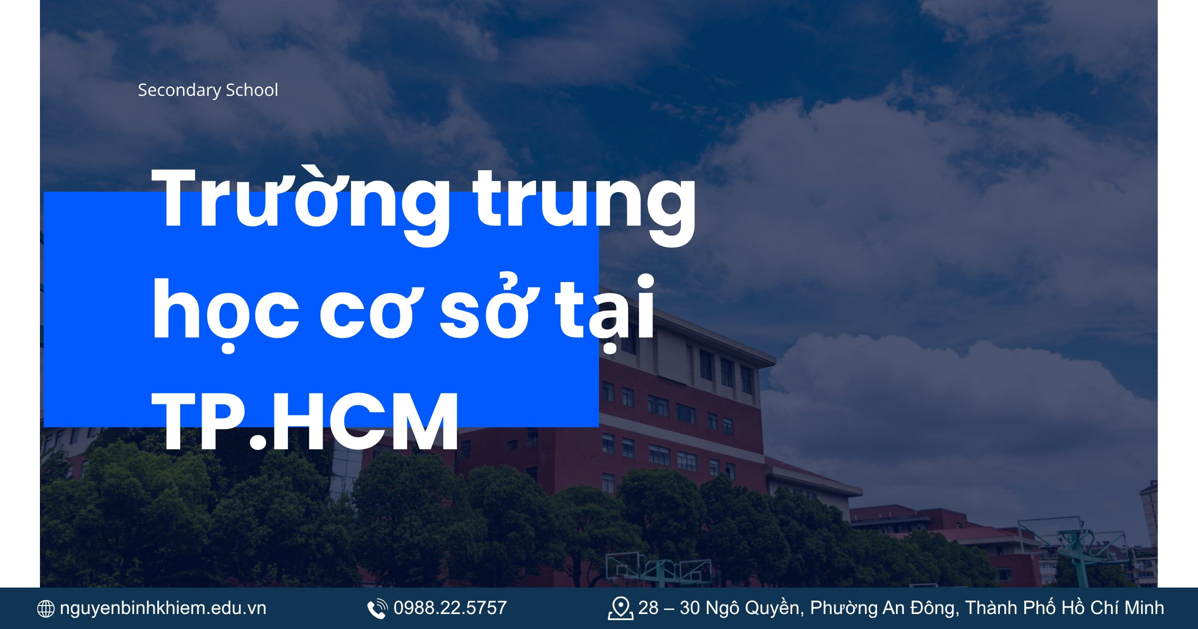 Trường trung học cơ sở tại TP.HCM