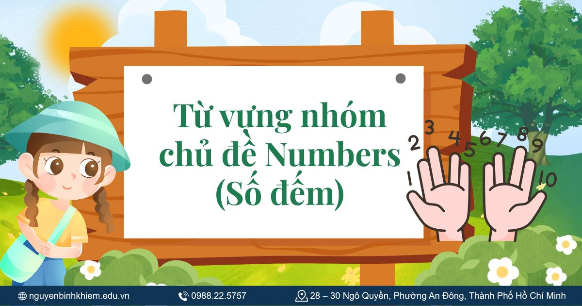 Từ vựng nhóm chủ đề Numbers (Số đếm)