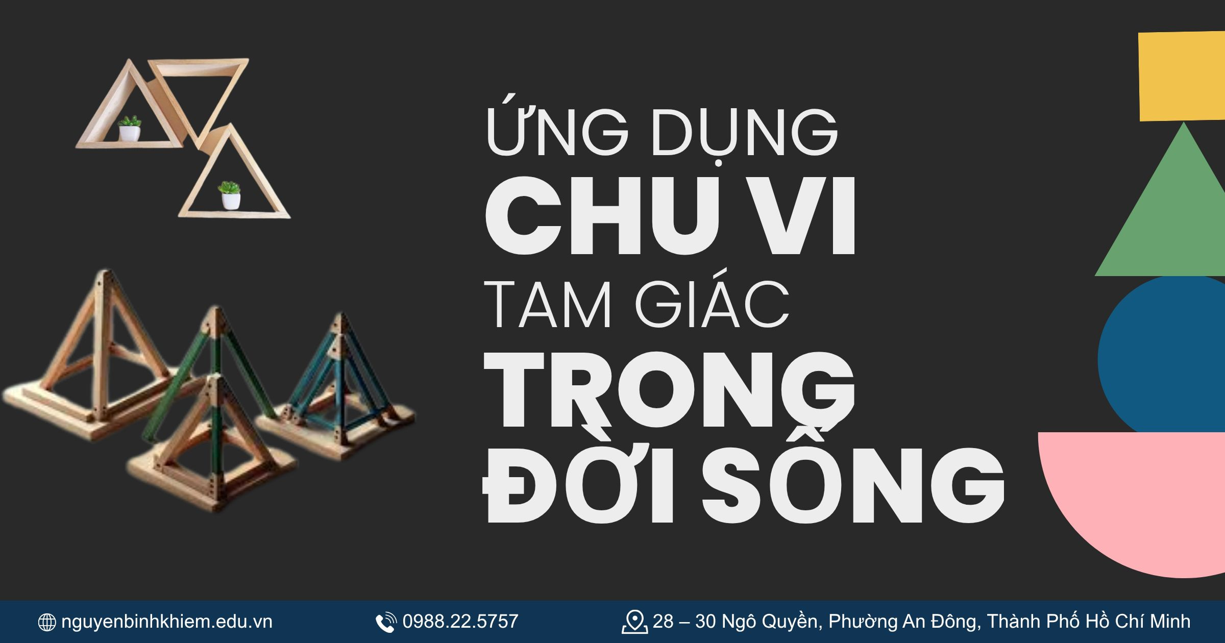 Ứng dụng chu vi tam giác trong đời sống và bài toán thực tế