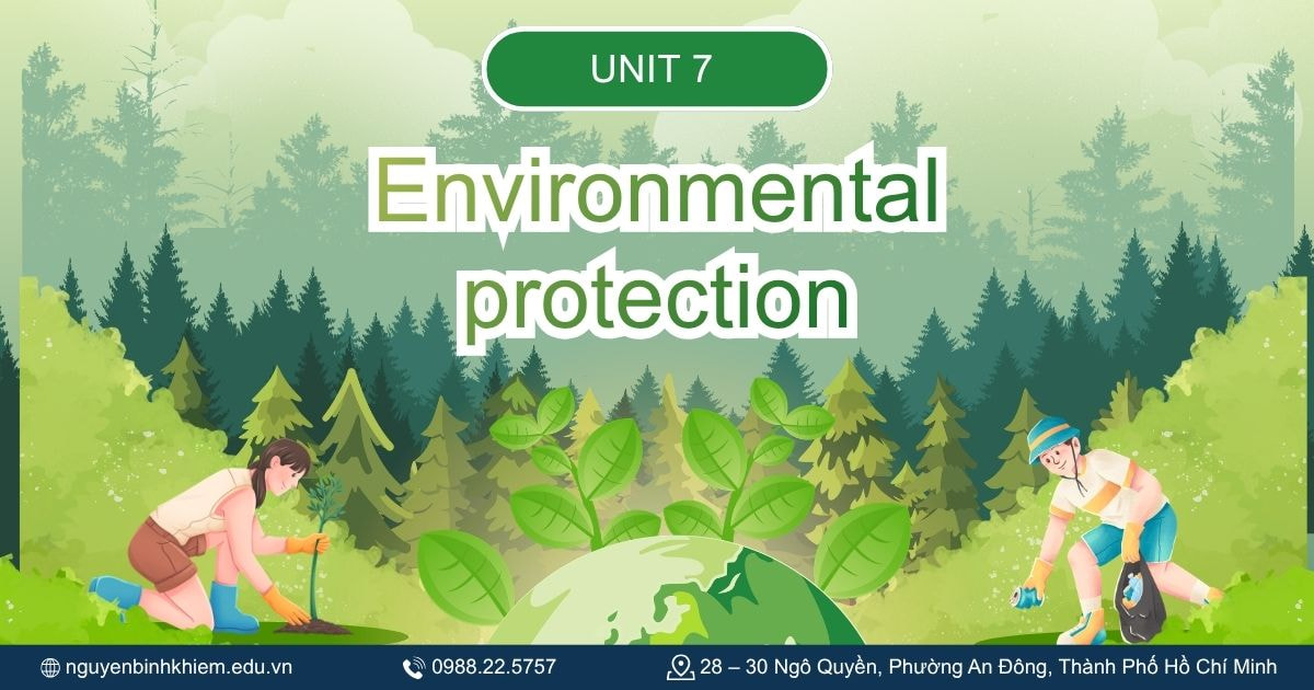 Unit 7_ Environmental protection