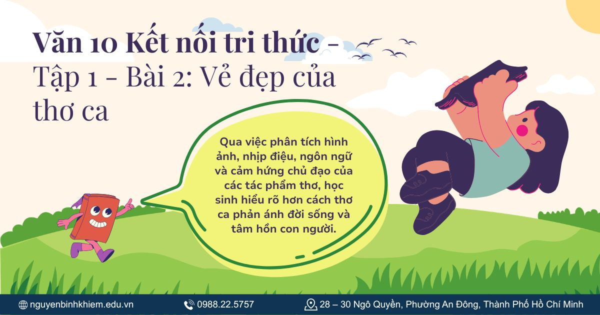 Văn 10 Kết nối tri thức - Tập 1 - Bài 2: Vẻ đẹp của thơ ca