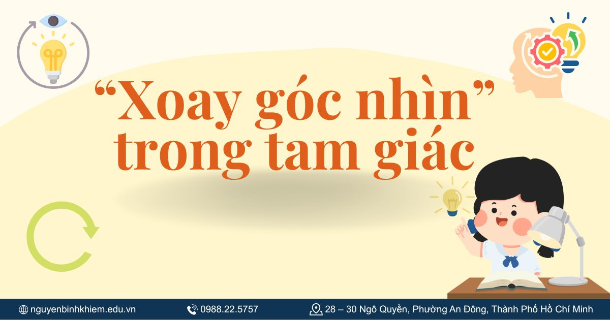 “Xoay góc nhìn” trong tam giác
