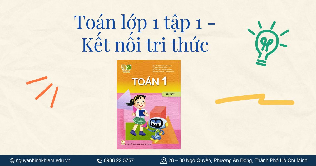 Toán lớp 1 tập 1 - Kết nối tri thức