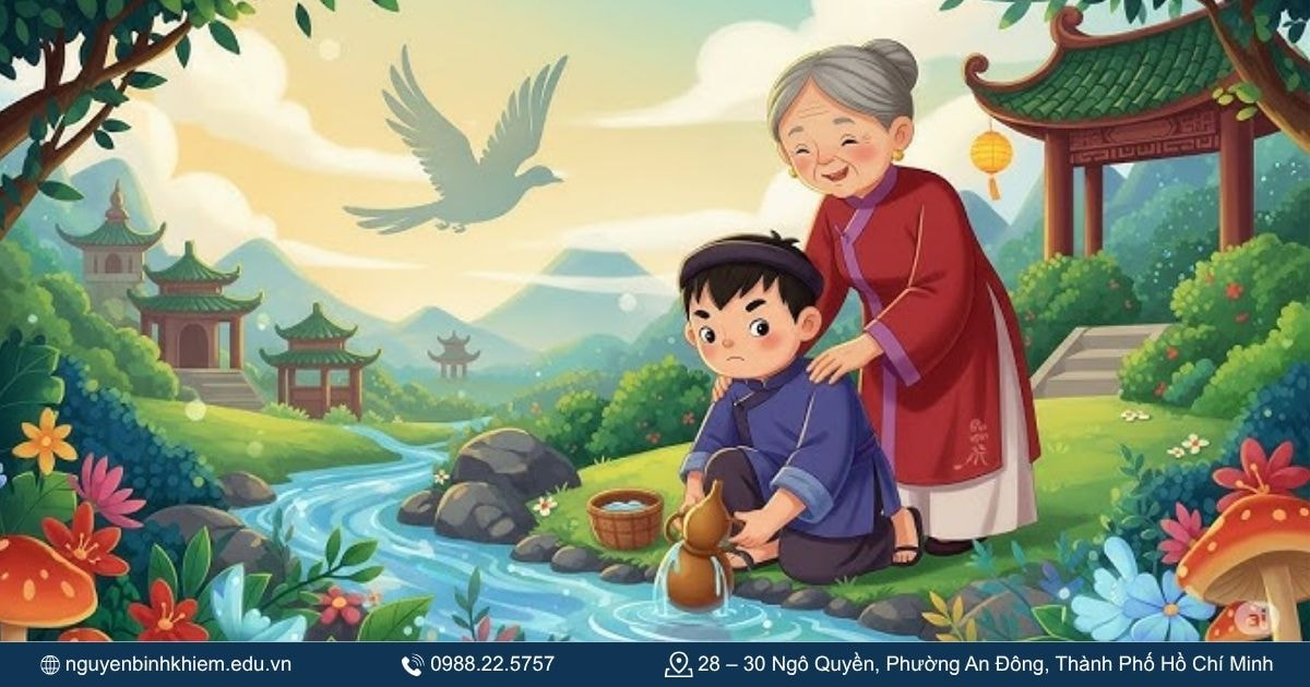 Bài học về lòng hiếu thảo.