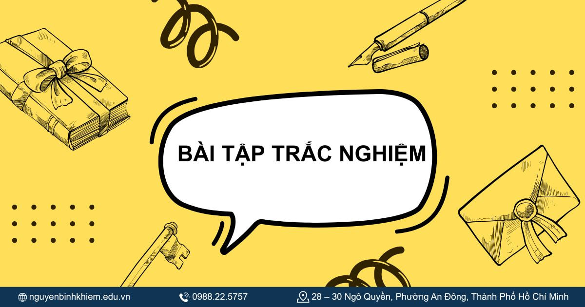 Bài tập trắc nghiệm về phép nhân hóa