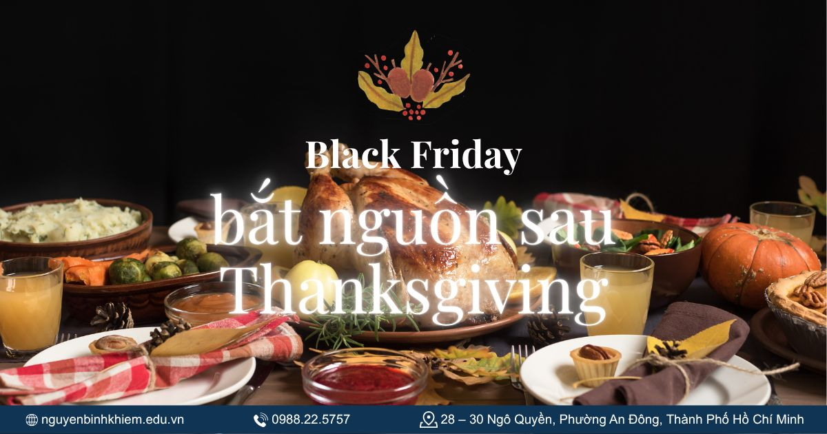Black Friday bắt nguồn sau Thanksgiving