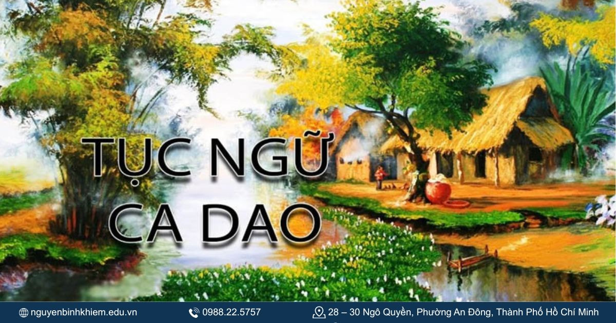 Ca dao, tục ngữ nổi bật