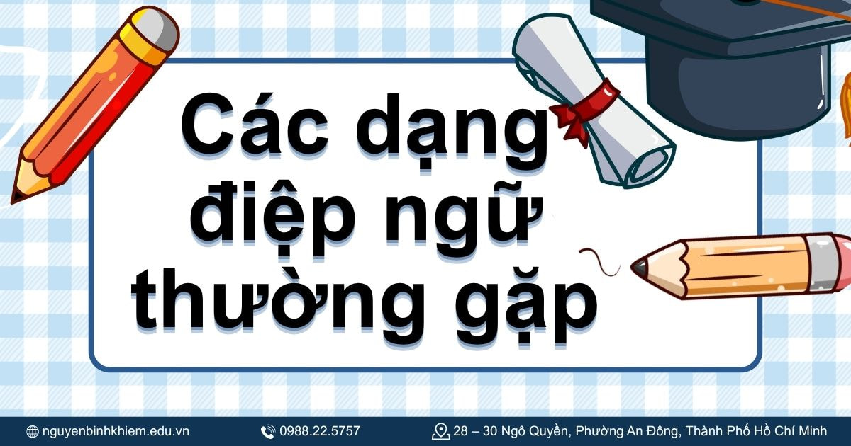 Các dạng điệp ngữ thường gặp trong văn học
