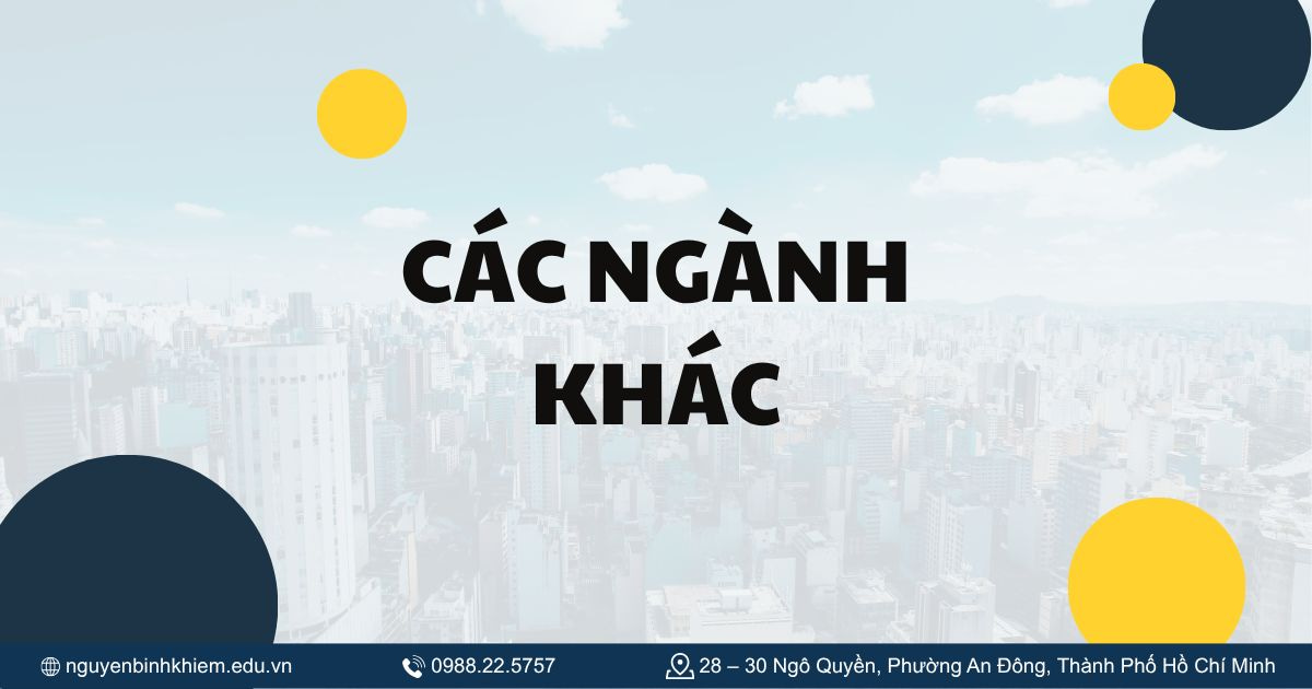 Các ngành khác