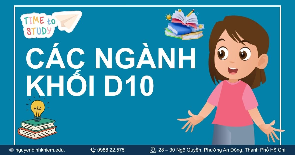 Các ngành khối D10.