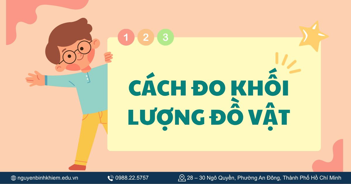 Cách đo khối lượng đồ vật