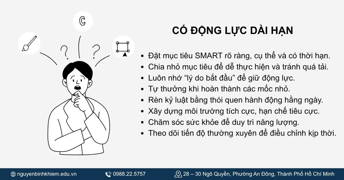 Cách duy trì động lực dài hạn