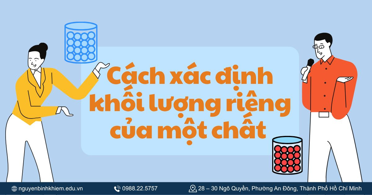 Cách xác định khối lượng riêng của một chất