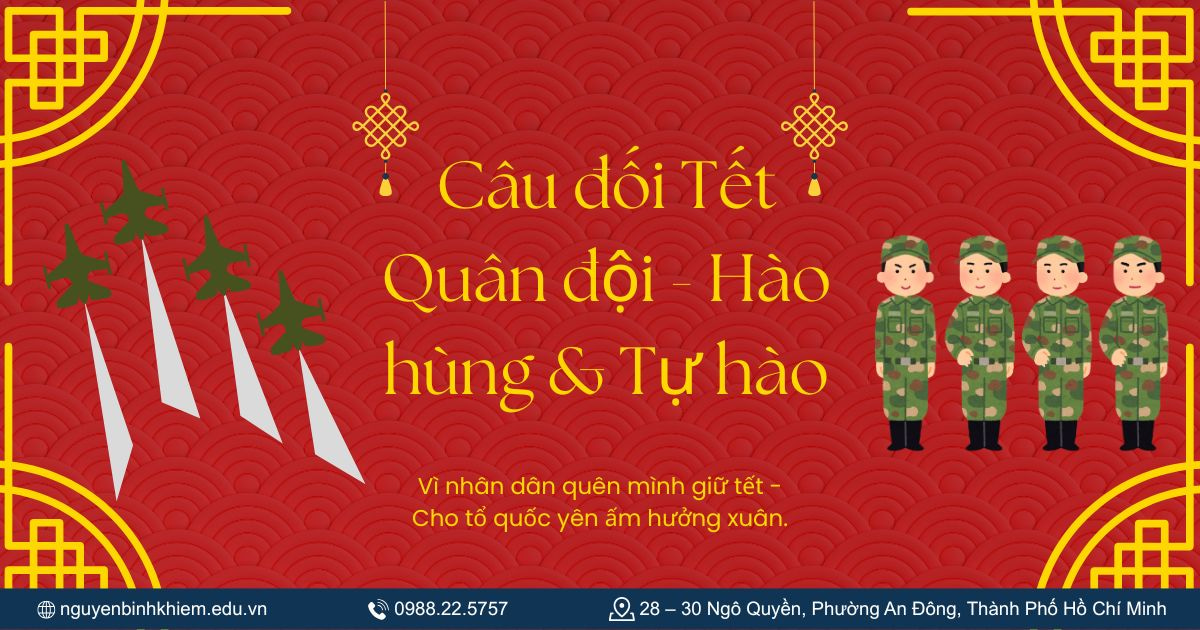 Câu đối Tết Quân đội - Hào hùng & Tự hào