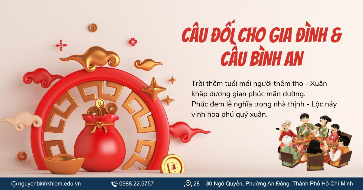 Câu đối cho gia đình & cầu bình an