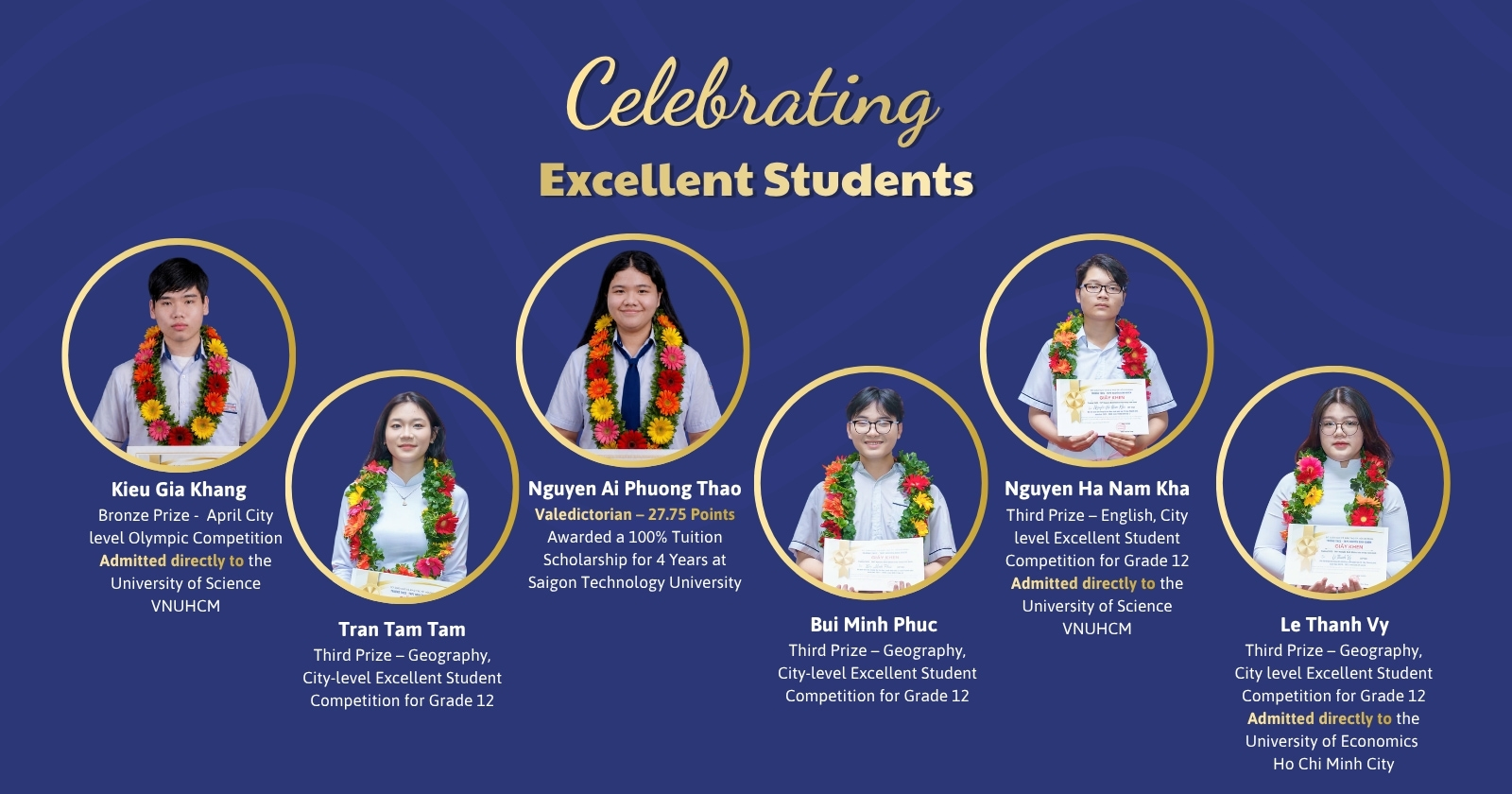 Celebrating Excellent Students