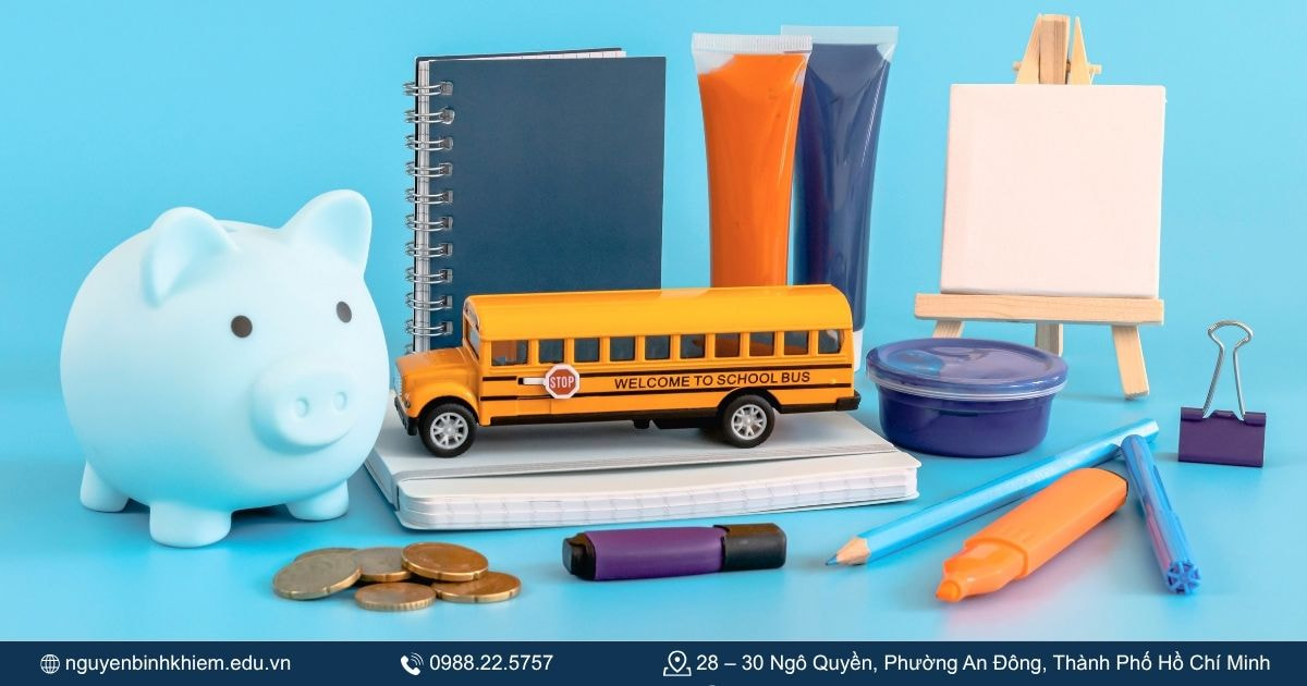 Chuẩn bị ngân sách mua đồ dùng học tập