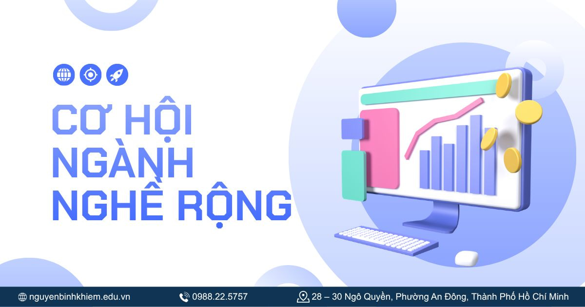 Cơ hội ngành nghề rộng