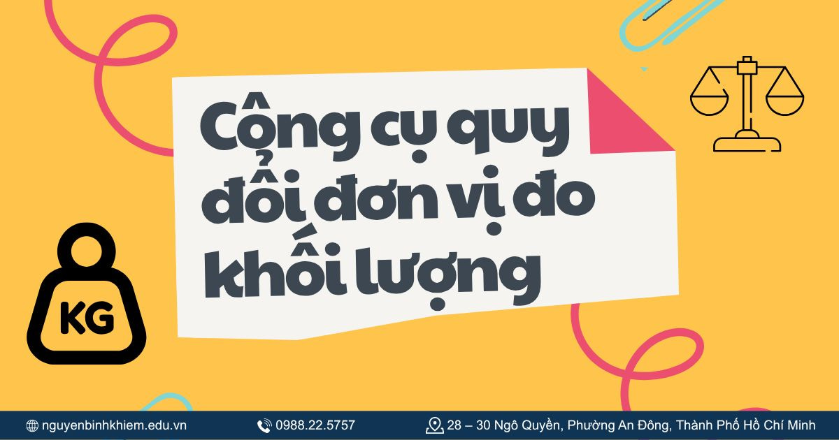 Công cụ quy đổi đơn vị đo khối lượng