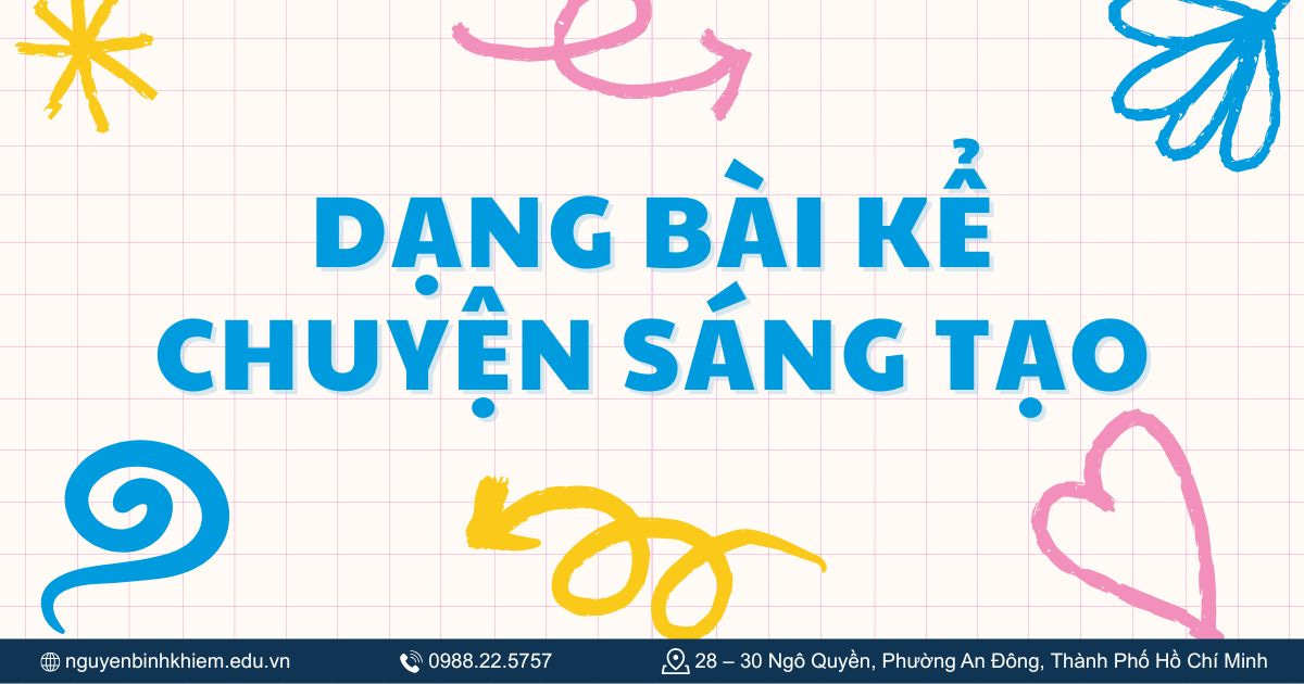 Dạng bài kể chuyện sáng tạo