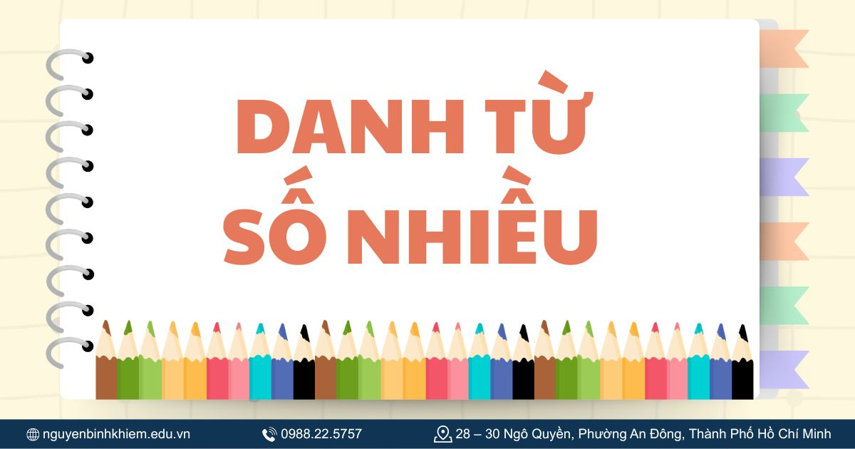 Danh từ số nhiều