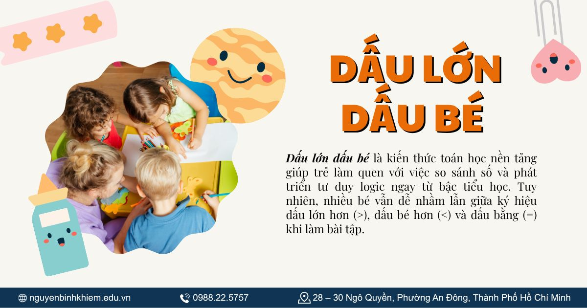 Dấu lớn dấu bé