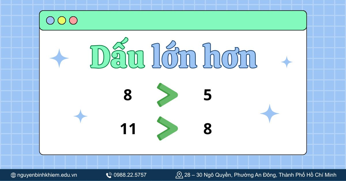 Dấu lớn hơn