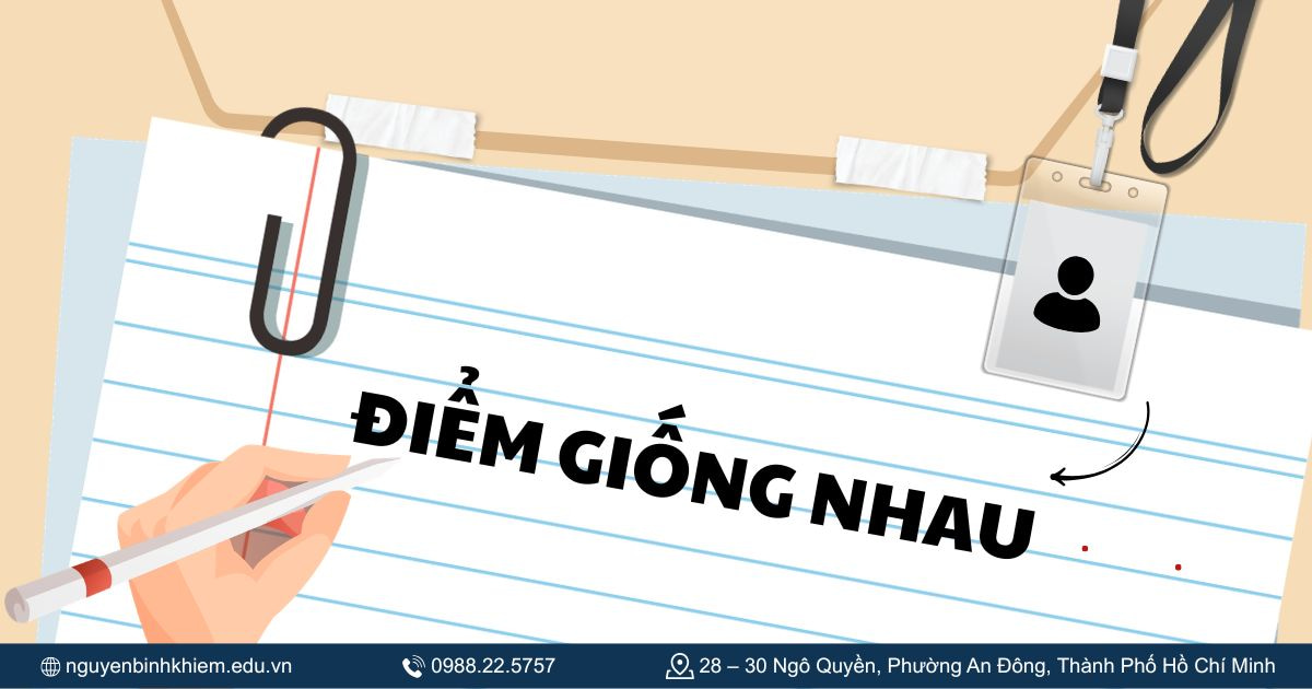 Điểm giống nhau