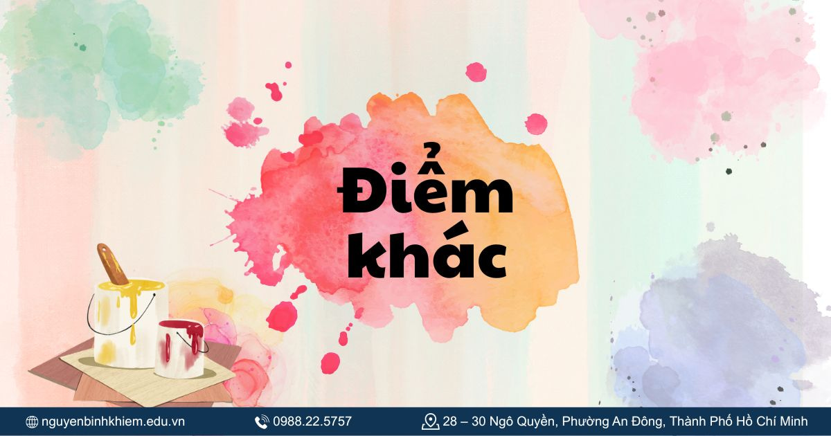 Điểm khác