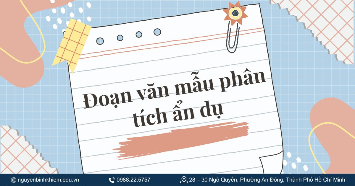 Đoạn văn mẫu phân tích ẩn dụ