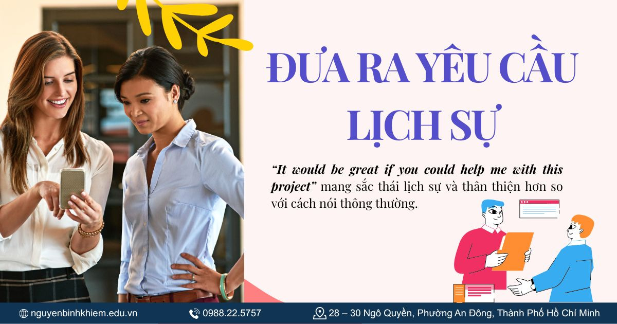 Đưa ra yêu cầu lịch sự