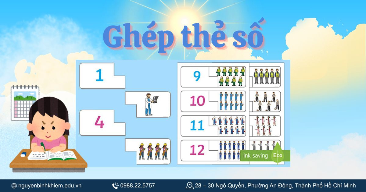 Ghép thẻ số