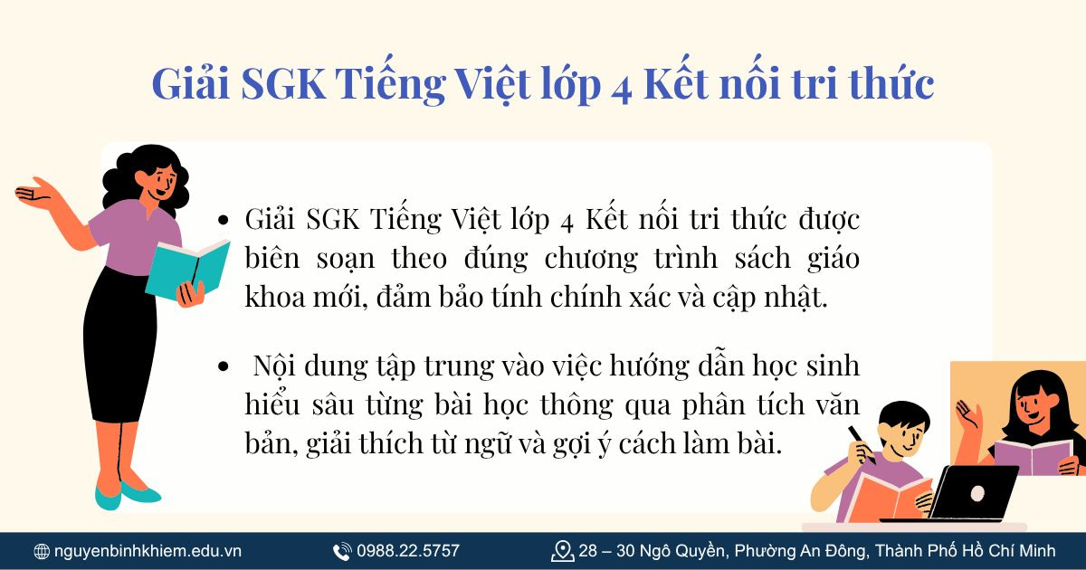 Giải SGK Tiếng Việt lớp 4 Kết nối tri thức