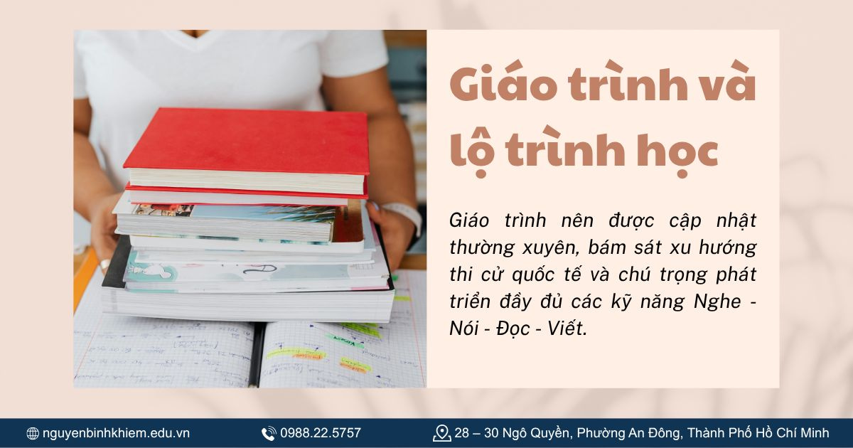 Giáo trình và lộ trình học