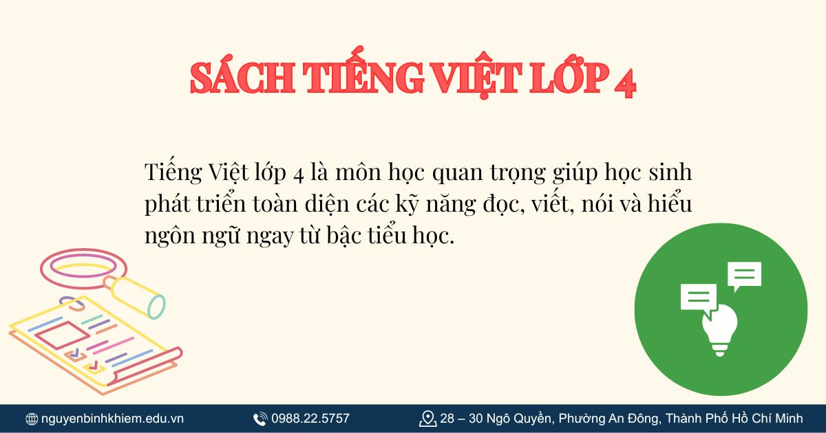 Giới thiệu cấu trúc chương trình Tiếng Việt lớp 4