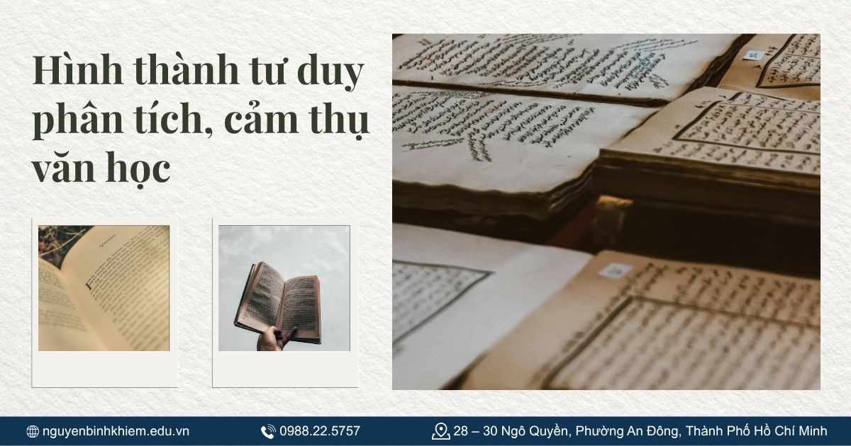 Hình thành tư duy phân tích, cảm thụ văn học
