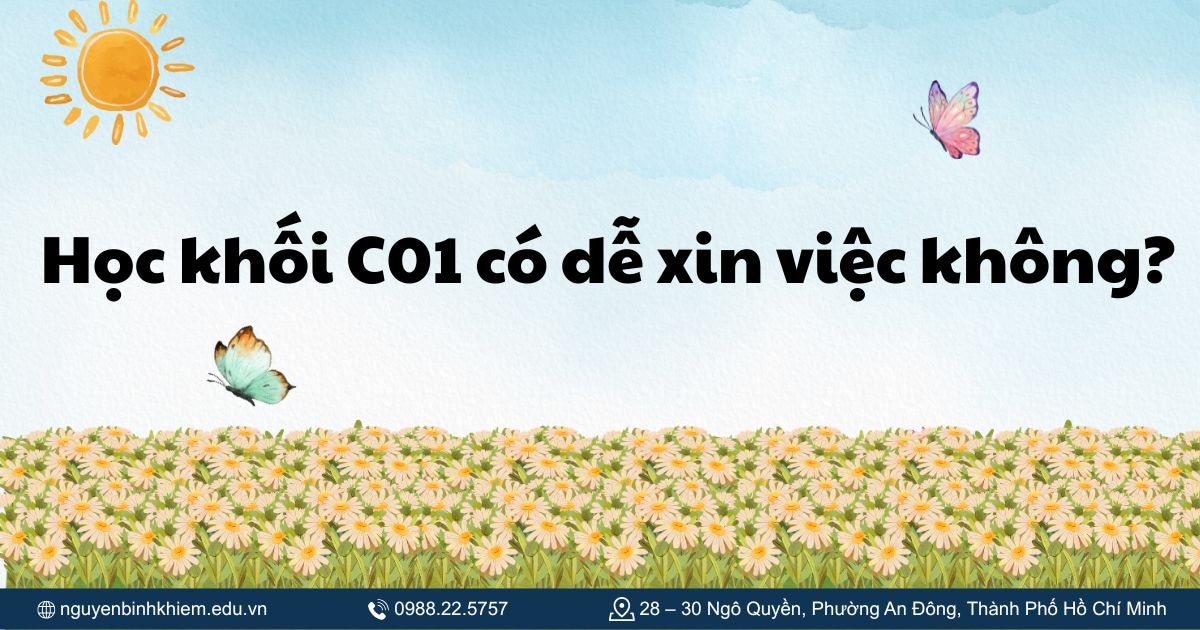 Học khối C01 có dễ xin việc không?