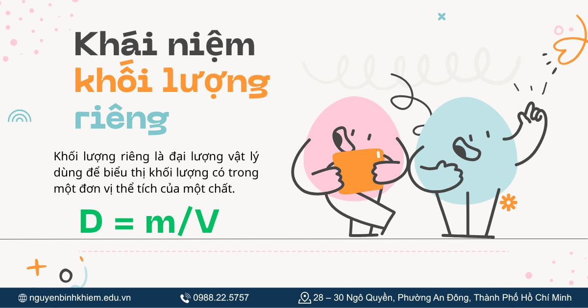 Khái niệm khối lượng riêng