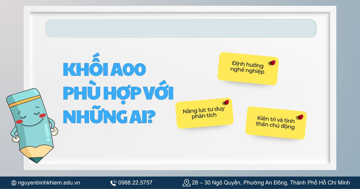 Khối A00 phù hợp với những ai?