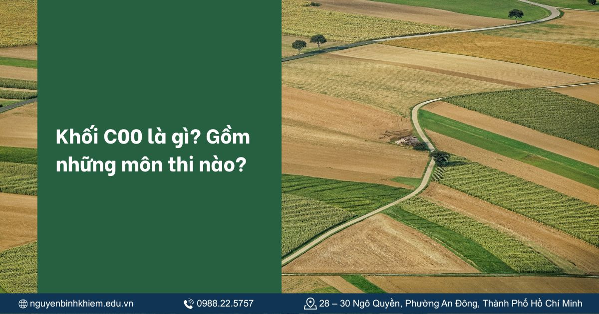 Khối C00 là gì? Gồm những môn thi nào?