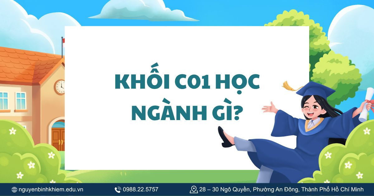 Khối C01 học ngành gì?