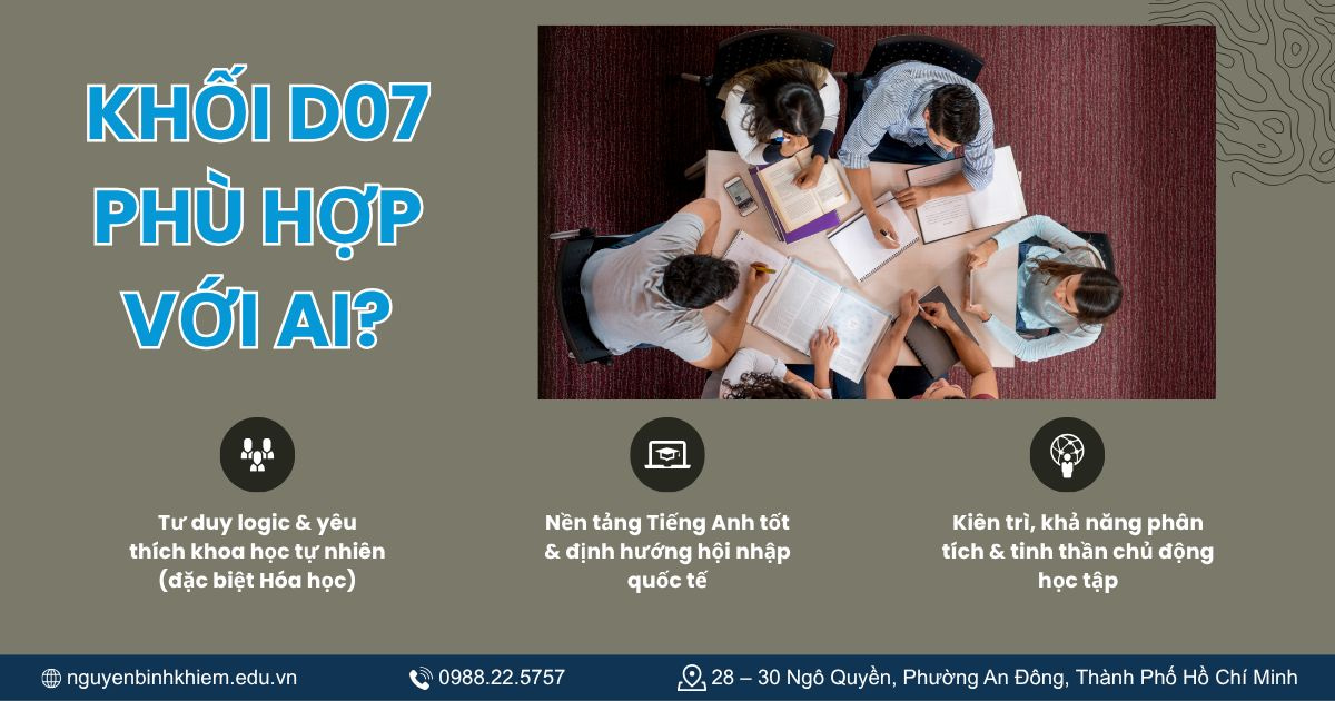 Khối D07 phù hợp với ai?