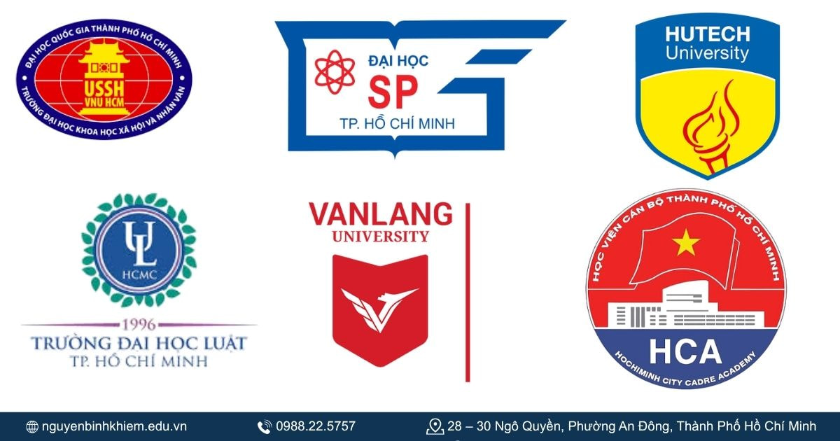 Khối D14 có những trường nào ở TP.HCM