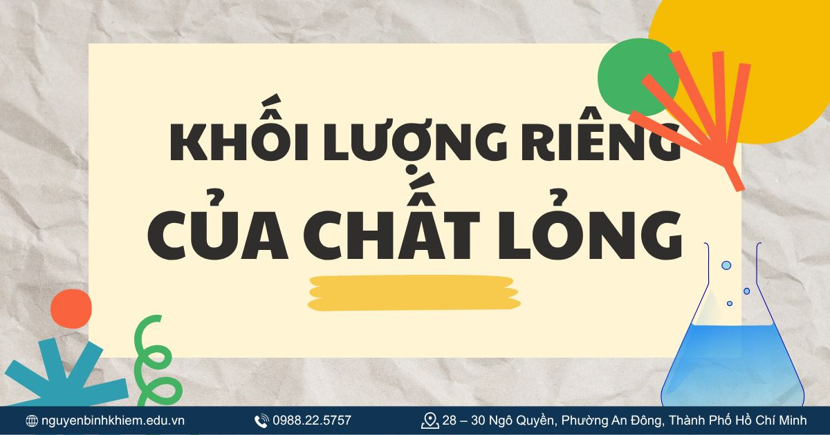 Khối lượng riêng của chất lỏng