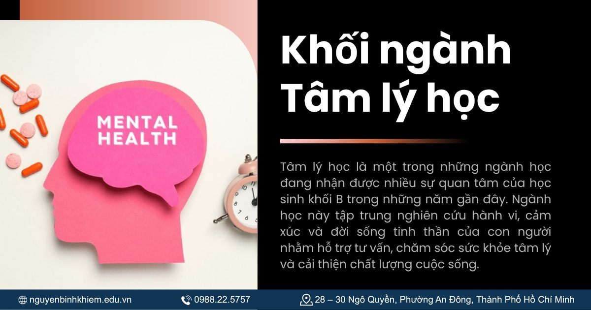 Khối ngành Tâm lý học