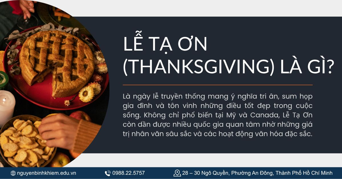 Lễ Tạ Ơn (Thanksgiving) là gì?